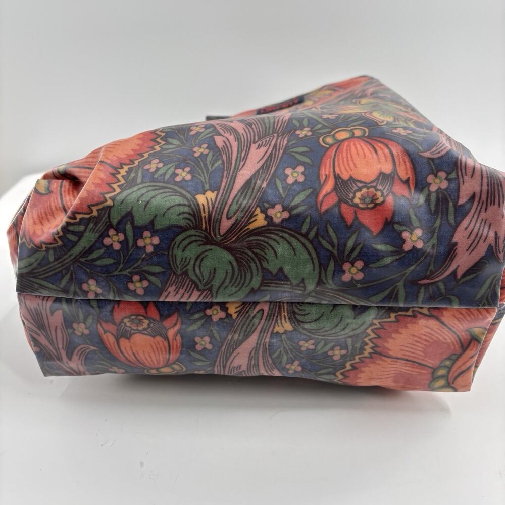 Liberty London Floral Tote Bag Coated Canvas Oilcloth Shopper William Morris - Picture 6 of 11